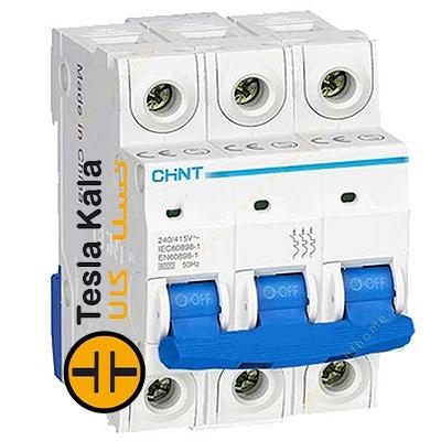 کلید مینیاتوری سه پل سه فاز 10 آمپر 6 کیلو آمپر CHINT سری NXB-63 3P